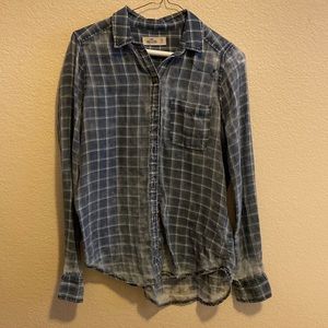 Hollister Distressed Flannel